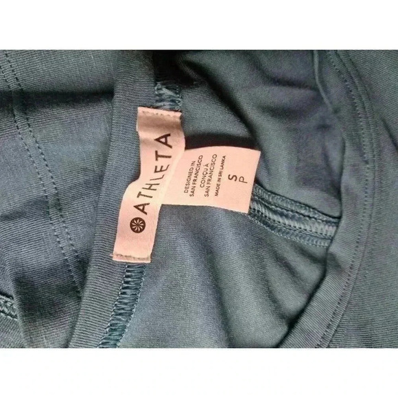 ATHLETA Radiate Twist Tank Borealis Green Size S EUC - Picture 5 of 7